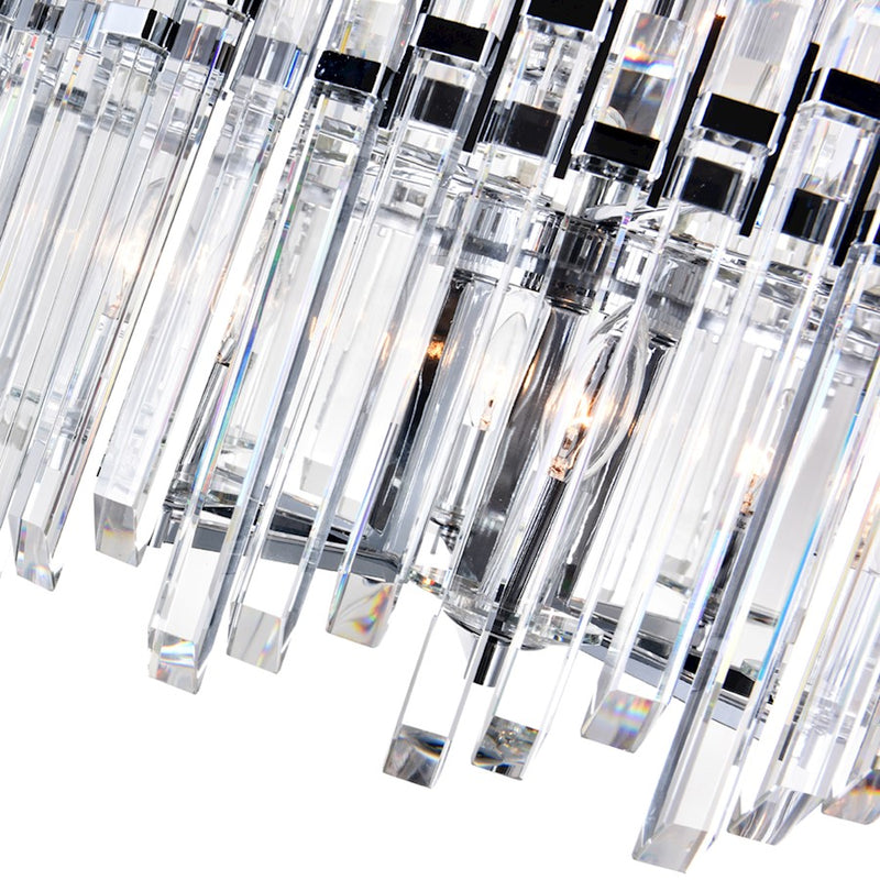CWI Lighting Henrietta 12 Light Chandelier, Chrome