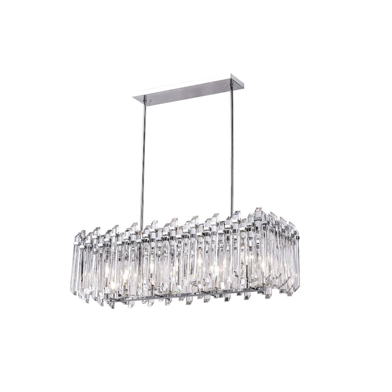 CWI Lighting Henrietta 8 Light Chandelier, Chrome
