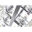 CWI Lighting Henrietta 8 Light Chandelier, Chrome