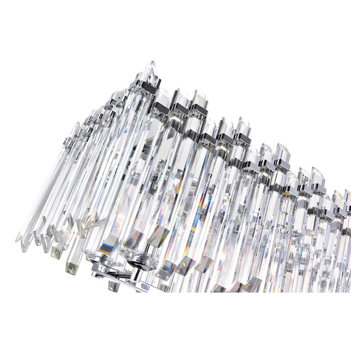 CWI Lighting Henrietta 10 Light Chandelier, Chrome