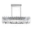 CWI Lighting Henrietta 10 Light Chandelier, Chrome