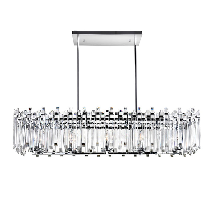 CWI Lighting Henrietta 10 Light Chandelier, Chrome
