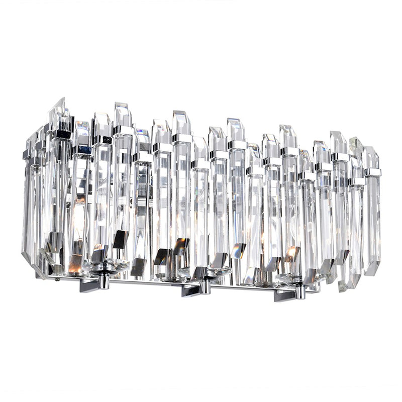 CWI Lighting Henrietta 3 Light Wall Light, Chrome