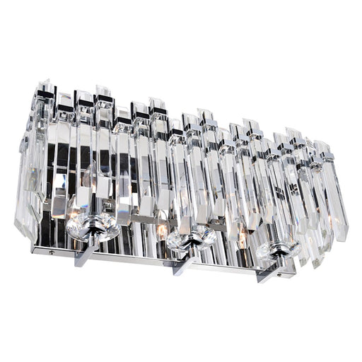 CWI Lighting Henrietta 3 Light Wall Light, Chrome
