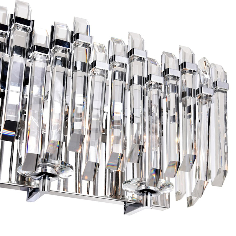 CWI Lighting Henrietta 3 Light Wall Light, Chrome