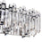 CWI Lighting Henrietta 3 Light Wall Light, Chrome