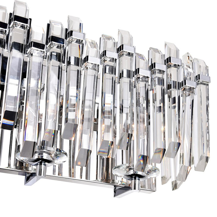 CWI Lighting Henrietta 3 Light Wall Light, Chrome