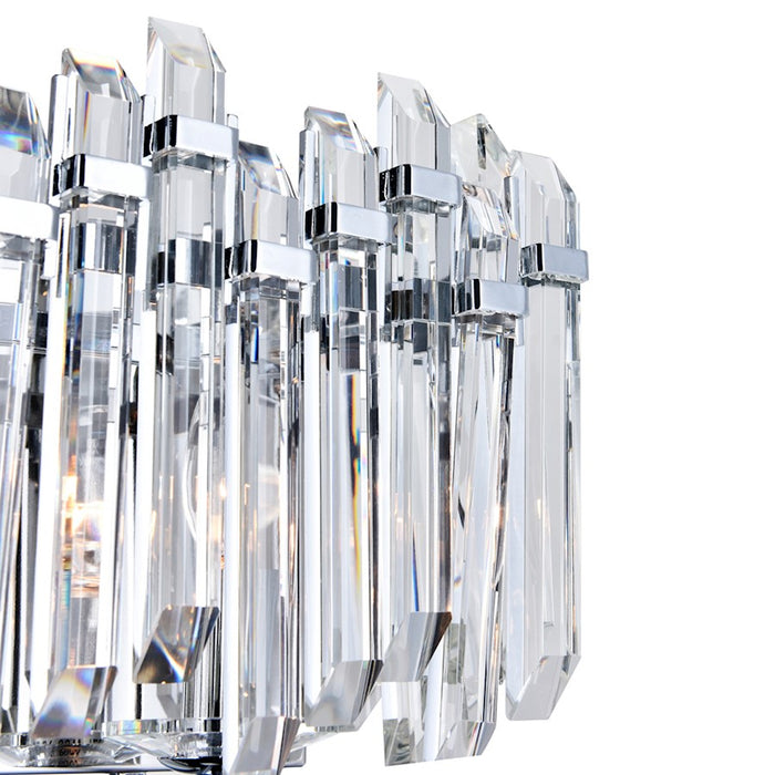 CWI Lighting Henrietta 3 Light Wall Light, Chrome