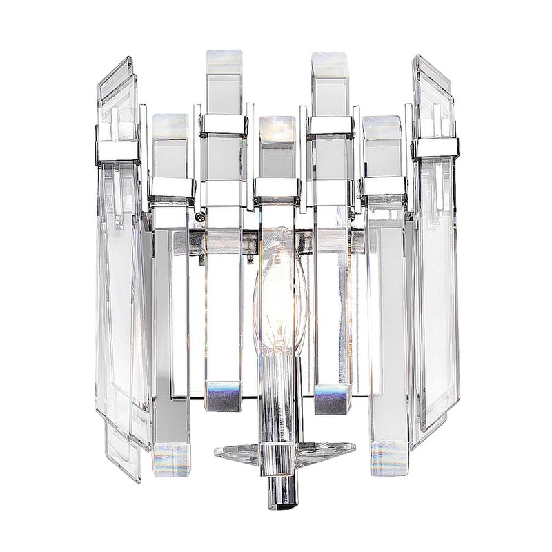 CWI Lighting Henrietta 1 Light Wall Light, Chrome