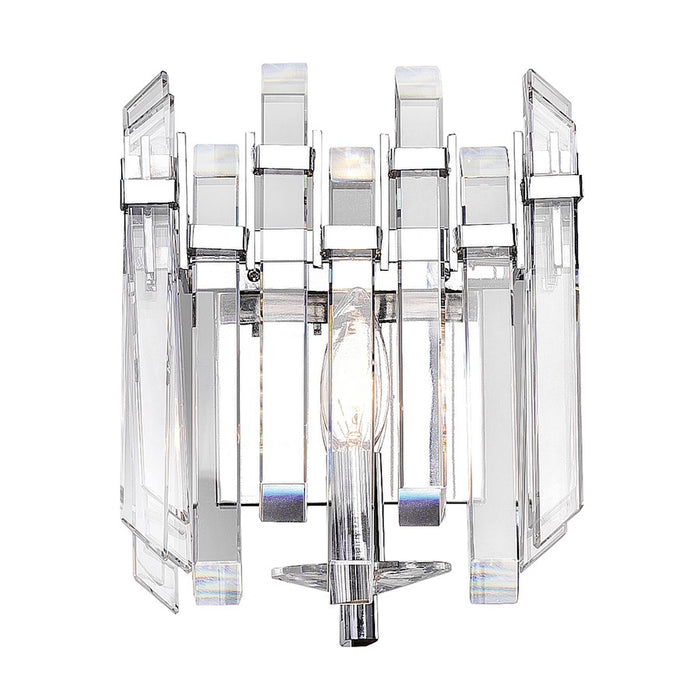 CWI Lighting Henrietta 1 Light Wall Light, Chrome - 1065W8-1-601