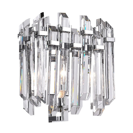 CWI Lighting Henrietta 1 Light Wall Light, Chrome