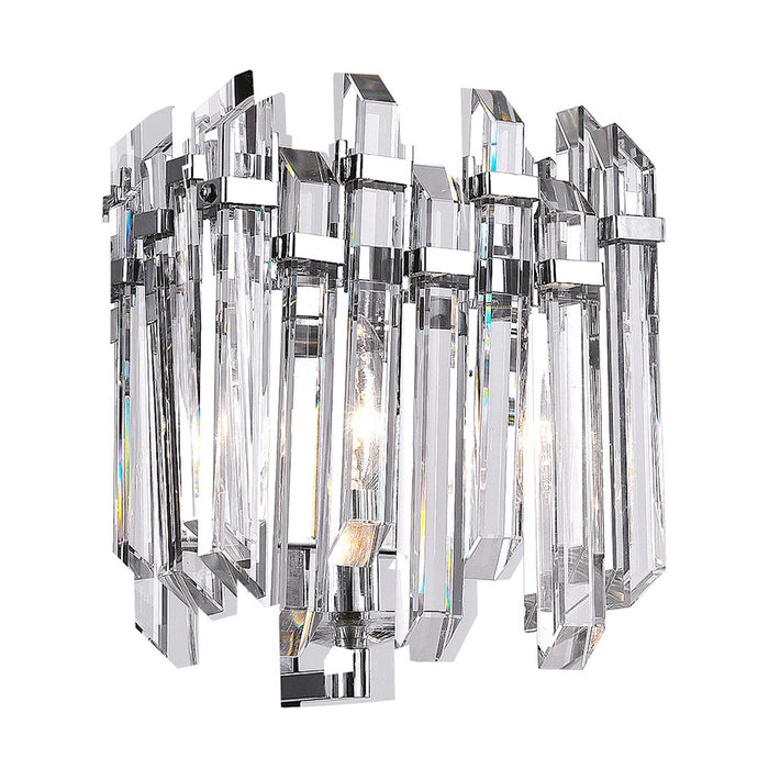 CWI Lighting Henrietta 1 Light Wall Light, Chrome