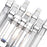CWI Lighting Henrietta 1 Light Wall Light, Chrome