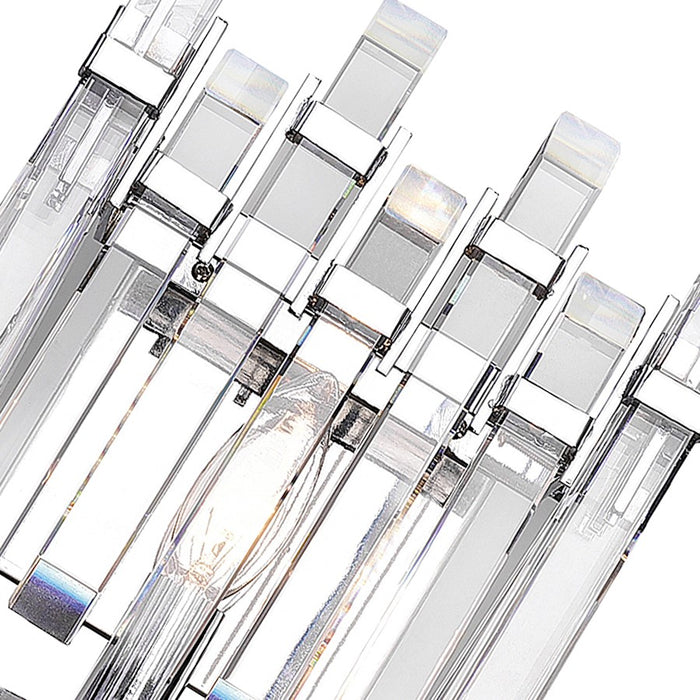 CWI Lighting Henrietta 1 Light Wall Light, Chrome