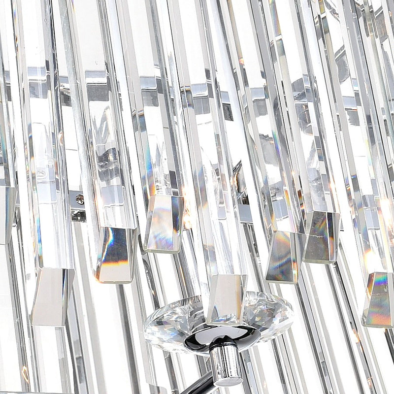 CWI Lighting Henrietta 1 Light Wall Light, Chrome