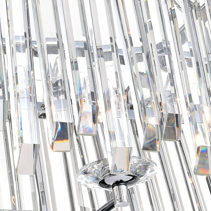 CWI Lighting Henrietta 1 Light Wall Light, Chrome