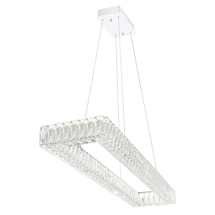 CWI Lighting Felicity 44" Chandelier, Chrome