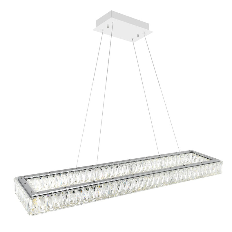 CWI Lighting Felicity 44" Chandelier, Chrome