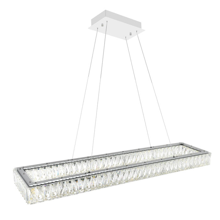 CWI Lighting Felicity 44" Chandelier, Chrome