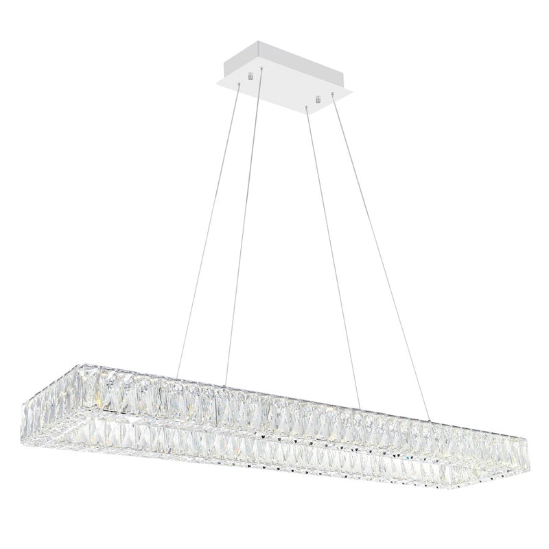 CWI Lighting Felicity 44" Chandelier, Chrome