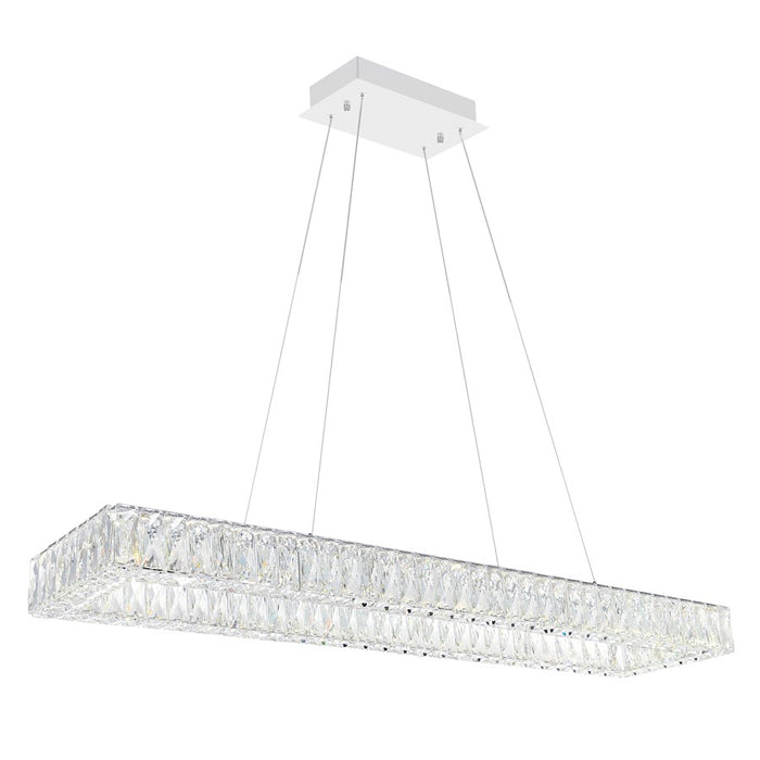 CWI Lighting Felicity 44" Chandelier, Chrome