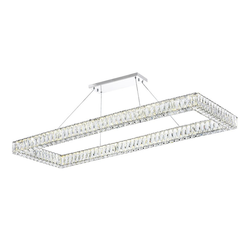 CWI Lighting Felicity 52" Chandelier, Chrome