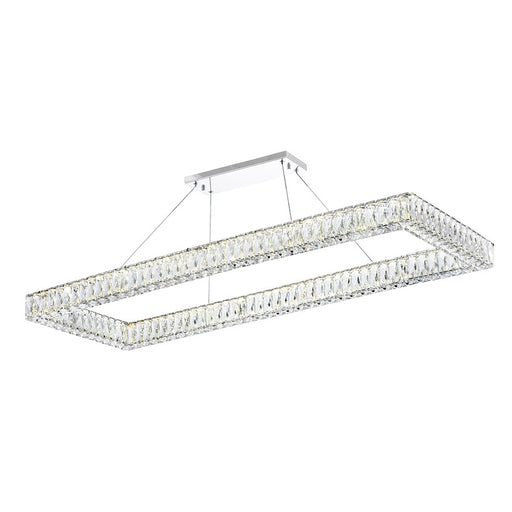 CWI Lighting Felicity 52" Chandelier, Chrome