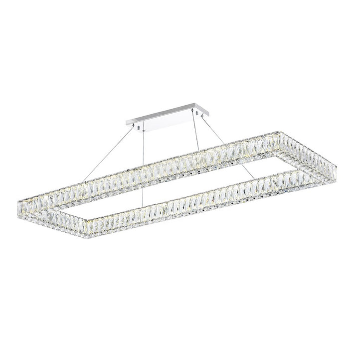 CWI Lighting Felicity 52" Chandelier, Chrome