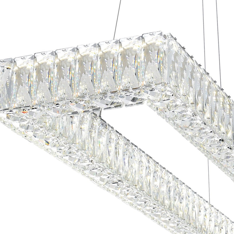 CWI Lighting Felicity Chandelier, Chrome