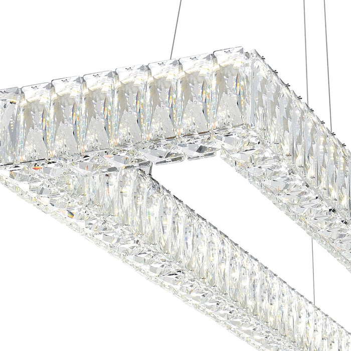CWI Lighting Felicity Chandelier, Chrome