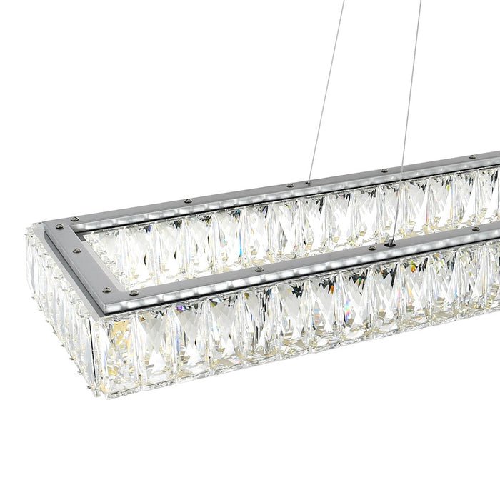 CWI Lighting Felicity Chandelier, Chrome