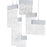 CWI Lighting Carolina Down 16" Chandelier, Pewter/Clear