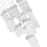 CWI Lighting Carolina Down 20" Chandelier, Pewter/Clear