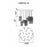 CWI Lighting Carolina Down 32" Chandelier, Pewter/Clear
