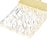 CWI Lighting Carolina Down 32" Chandelier, Gold Leaf/Clear