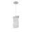 CWI Lighting Carolina Down Mini Pendant, Pewter/Clear - 1090P5-1-269-B