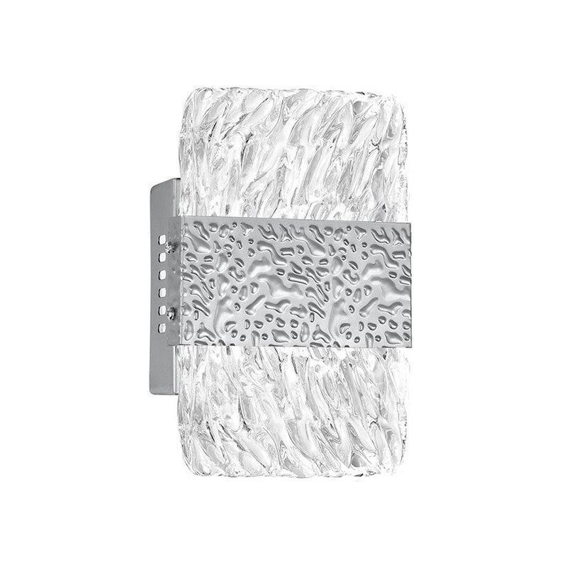 CWI Lighting Carolina 5" Wall Light, Pewter/Clear