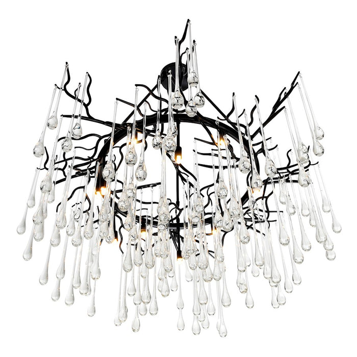 CWI Lighting Carolina 5" Wall Light, Pewter/Clear