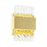 CWI Lighting Carolina 5" Wall Light, Gold Leaf/Clear