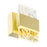CWI Lighting Carolina 5" Wall Light, Gold Leaf/Clear