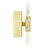 CWI Lighting Carolina 5" Wall Light, Gold Leaf/Clear