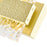 CWI Lighting Carolina 5" Wall Light, Gold Leaf/Clear