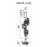 CWI Lighting Anita 26" 12 Light Down Chandelier, Black