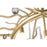 CWI Lighting Anita 43" 12 Light Down Chandelier, Gold Leaf