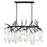 CWI Lighting Anita 10 Light Down Chandelier, Black