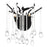 CWI Lighting Anita 2 Light Wall Light, Black