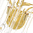 CWI Lighting Anita 2 Light Wall Light, Gold Leaf