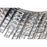 CWI Glacier 10 Light Down Chandelier, Polished Nickel/Black