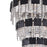 CWI Lighting Glacier 24 Light Down Chandelier, Polished Nickel