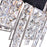 CWI Lighting Glacier 24 Light Down Chandelier, Polished Nickel